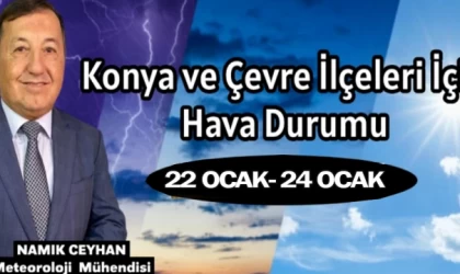 Uzmanı uyardı! Konya'ya karla karışık yağmur geliyor