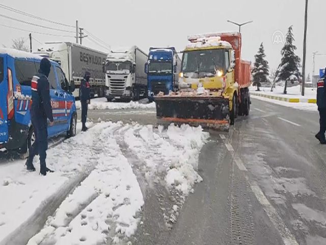 Konya-Antalya kara yolu kapatıldı