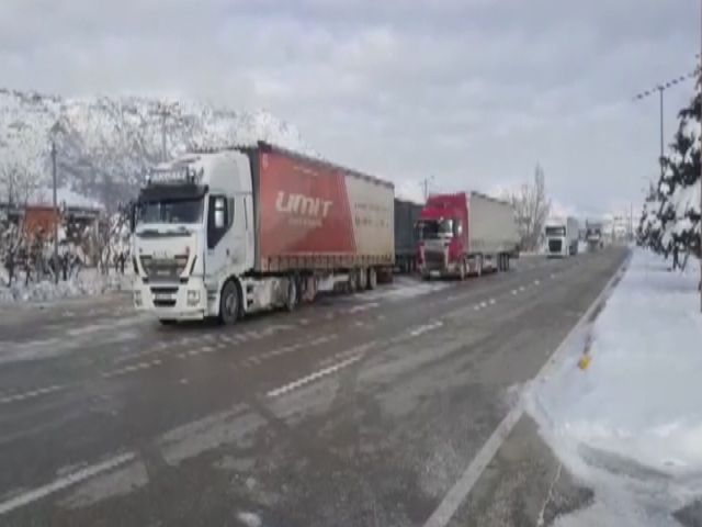 Seydişehir-Antalya kara yolu çekici türü araçlara kapatıldı