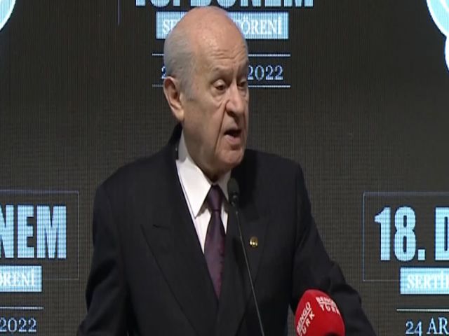 MHP Genel Başkanı Devlet Bahçeli'nin konuşması