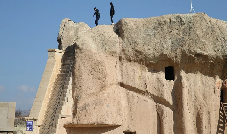 Kapadokya'da turizme açılacak Manastır Vadisi'ndeki çalışmalar sürüyor