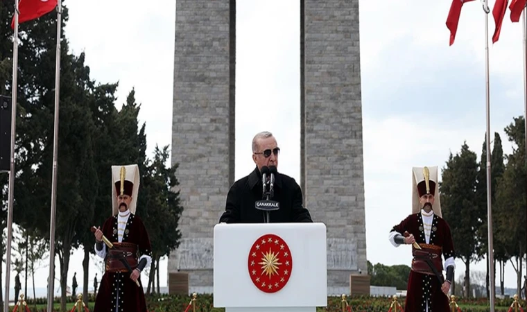 Cumhurbaşkanı Erdoğan Çanakkale'de