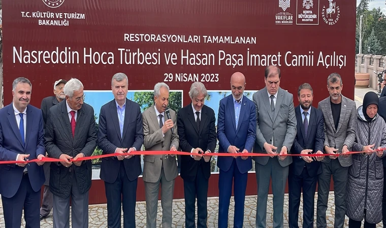 Konya'da restorasyonları tamamlanan eserlerin açılışı yapıldı