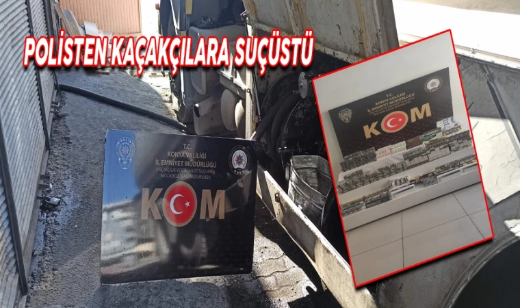 POLİSTEN KAÇAKÇILARA SUÇÜSTÜ