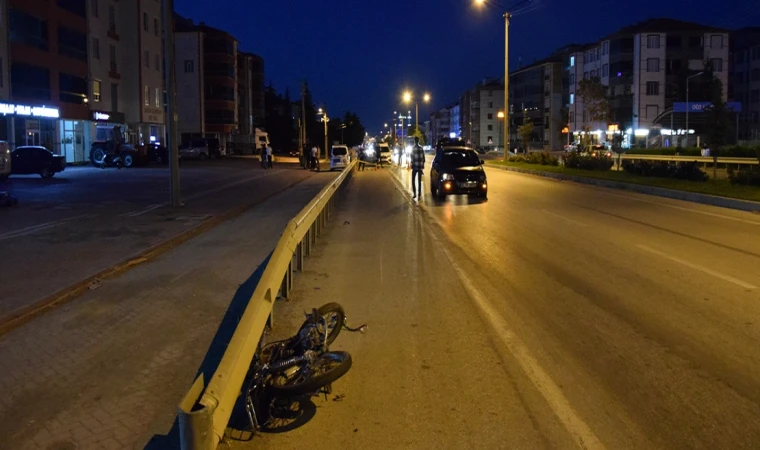 Konya'da otomobille çarpışan motosikletin sürücüsü öldü