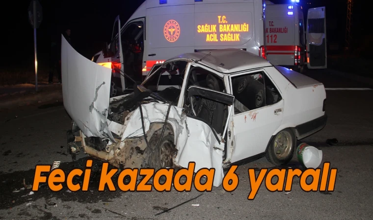 Konya'daki trafik kazasında 6 kişi yaralandı