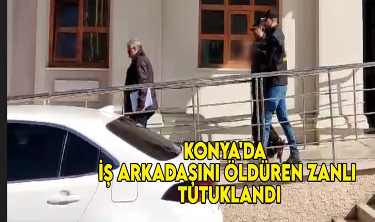 İş arkadaşını öldüren zanlı tutuklandı