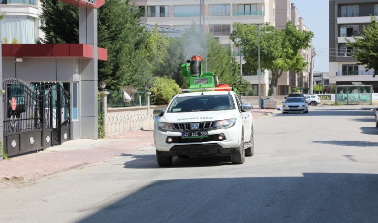 KARATAY BELEDİYESİ İLAÇLAMA ÇALIŞMALARINI YOĞUNLAŞTIRDI