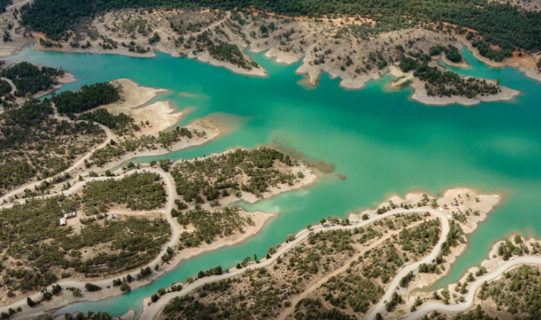 Türkiye’nin fiyortları Gökçehüyük barajı