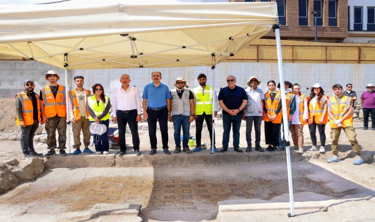 BAŞKAN ALTAY VE BAŞKAN KAVUŞ ŞÜKRAN MAHALLESİ ARKEOLOJİK PARK ALANINDA İNCELEMELERDE BULUNDU