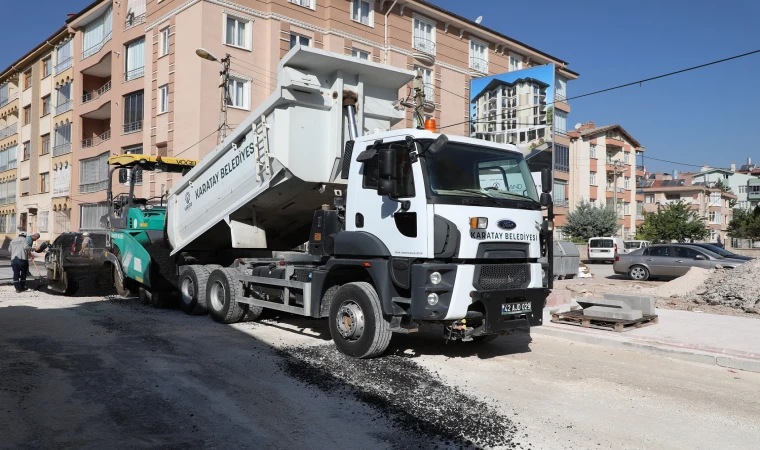 Karatay’da yol ve altyapı çalışmaları sürüyor