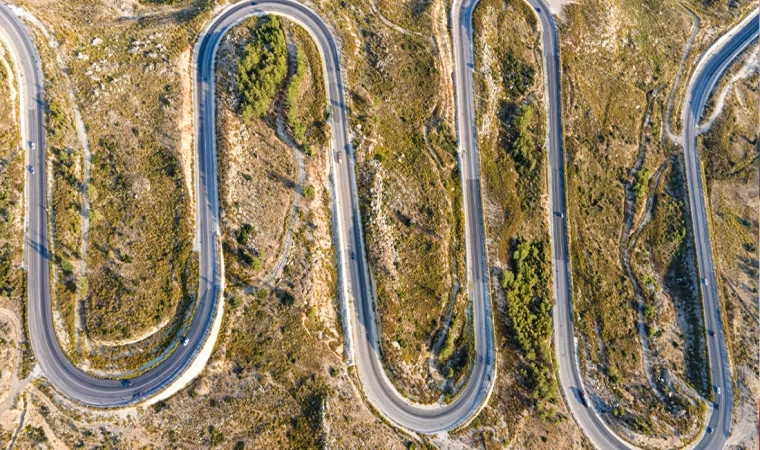 Konya ile Antalya arasındaki Taşağıl yolu