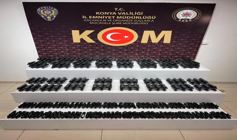 Konya'da silah kaçakçılığı operasyonunda 3 zanlı tutuklandı